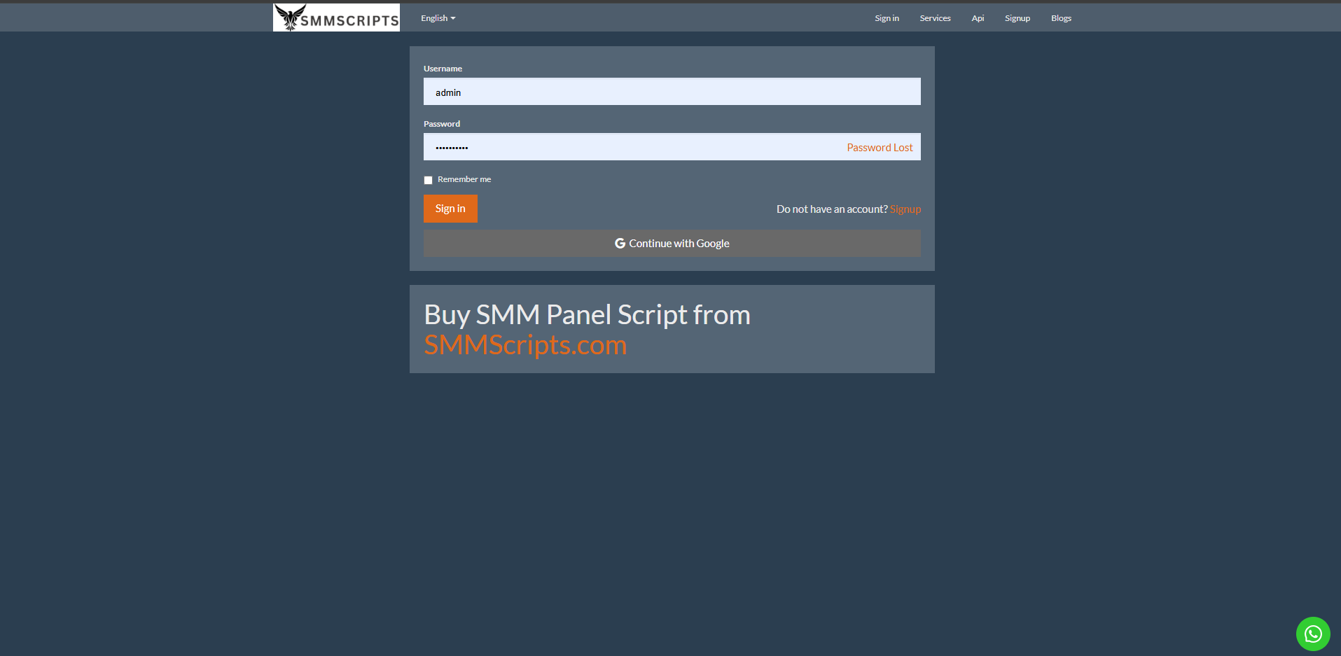Bootstrap SMM Panel Official Script - SMM Scripts