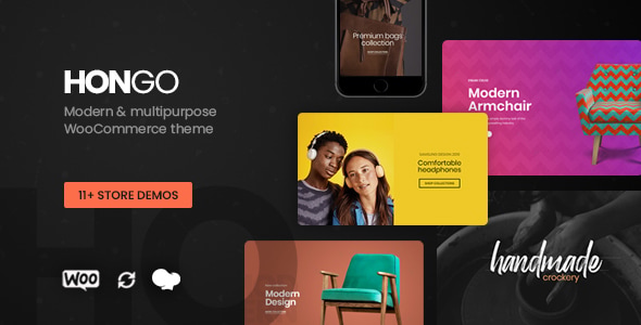 Hongo Modern & Multipurpose WooCommerce WordPress Theme 3.6
