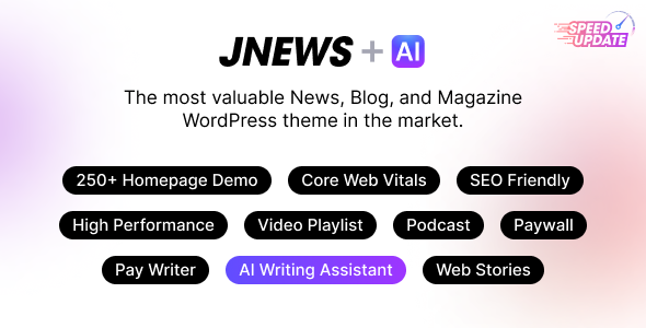 JNews Newspaper Magazine AMP Theme