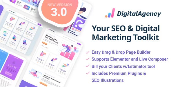 SEOWP Digital Marketing Agency and SEO WordPress Theme 3.10.1
