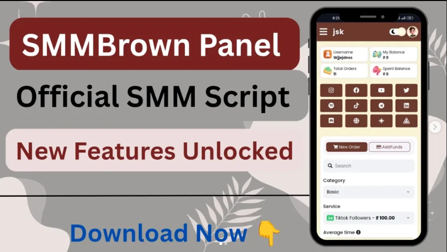 SMM Brown Panel Official Script - Smm Scripts