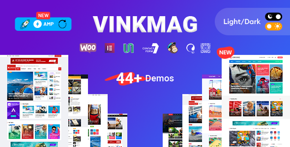 Vinkmag AMP Newspaper Magazine WordPress Theme 5.0